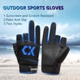 thumbnail image 1 of 2@#Anti-Cutting Summer Motorcycle Durable Antiskid Gloves Cycling Gloves Half Finger Sport Gloves Men Women Anti-Slip Anti-SweatGreen He Qiyong unisex, 1 of 1