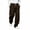 A Brown, variant on Mens Casual Pants Dqueduo Men's Solid Color Relaxed Fit Wide Leg Drawstring Pockets Sweatpants, S-XXXL Navy XL