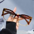 thumbnail image 4 of Gafas De Bloqueo De Luz Azul Moda Marco Grande Anti Rayos UV Ordenador, 4 of 4