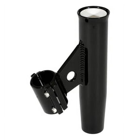 Lee's Tackle RA5005BK Lee's Clamp-on Rod Holder - Black Aluminum - Vertical Mount - Fits 2.375" O.d. Pipe