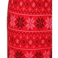 thumbnail image 4 of MeMoi Women's Santa Don't Judge Me Snowflake Love Two-Piece PJ Set - Womens - Female, Large, Red, 4 of 7