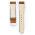 thumbnail image 3 of Hirsch Duke Alligator-Design Leather Watch Strap - Honey - L - 20mm - Silver Buckle, 3 of 9