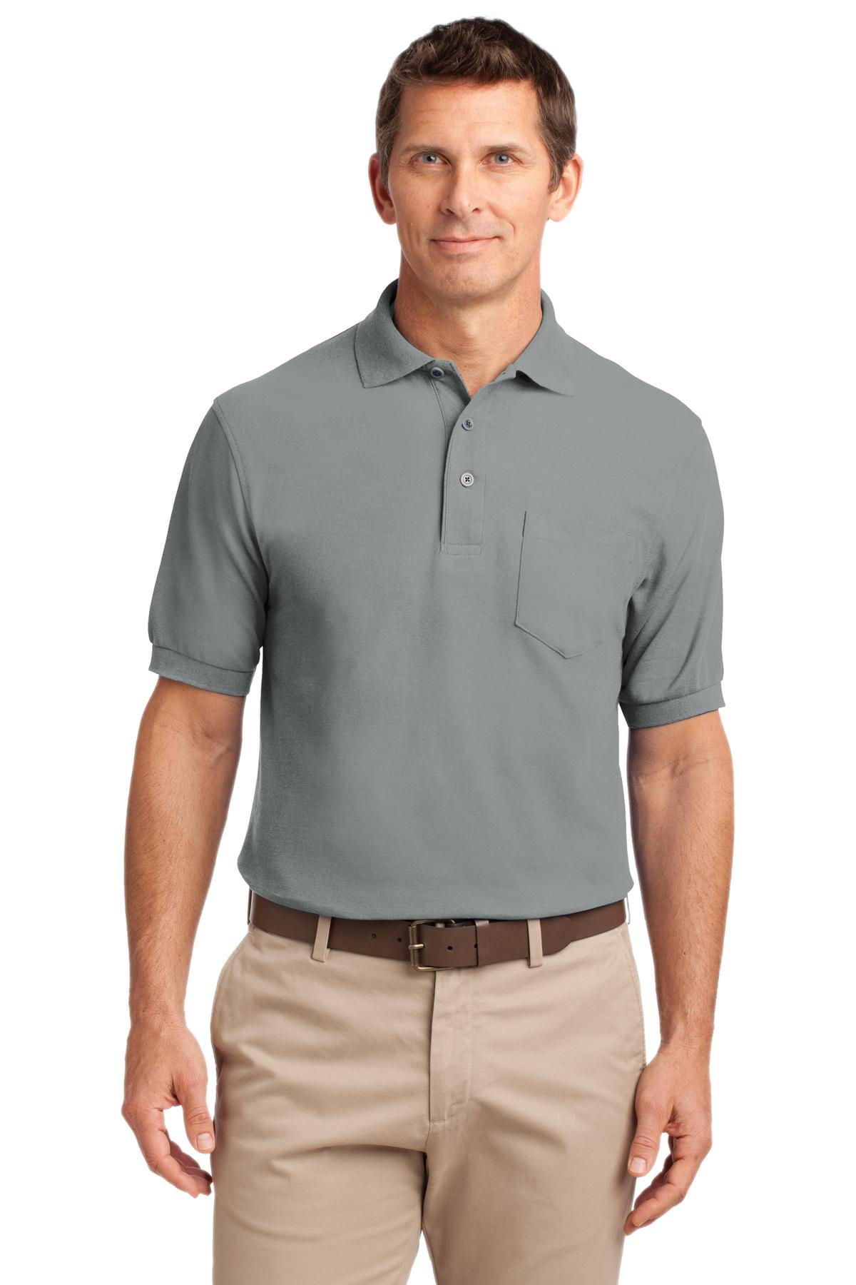 Mafoose Mens Silk Touch Polo with Pocket