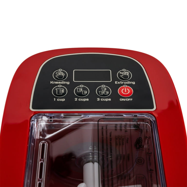 Miumaeov Electric Pasta Maker,Electric Pasta and Ramen Noodle Maker  Machine, Automatic Noodle Maker Machine with 9 Molds to Choose, Make  Spaghetti