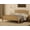 Walnut, variant on Traditional Style Rattan Twin Size Daybed, Wood Daybed with Trundle for Small Space Guestroom, No Box Spring Needed, Walnut
