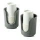 thumbnail image 1 of Dispensador de vasos Dobbyby Ceramic Bathroom para vasos de 90 a 120 ml, color gris, 1 of 8