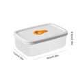 thumbnail image 4 of Yuarrent Organizador de nevera Contenedores de plástico con tapa Contenedores de refrigerador Cajas de almacenamiento de alimentos Caja de Cocina y Comedor 715L, 4 of 6