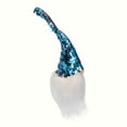 thumbnail image 4 of Northlight 10" Pre-lit Gnome with Blue and Silver Flip Sequin Hat Christmas Decoration, 4 of 7