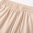 thumbnail image 6 of HAIJIE Swim Shorts Women Adjustable Ruched Side Bikini Shorts Womens Shorts Athletic for Girlfriend Women Elastic Waist Embroidered Ruffle Shorts, 6 of 7