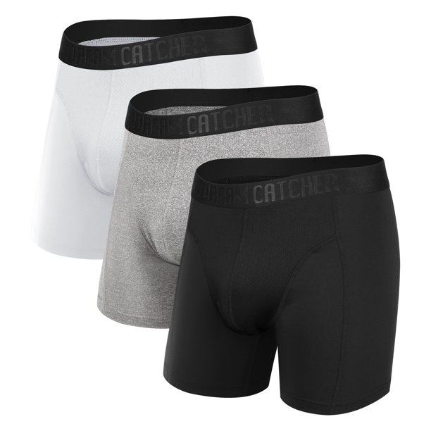 Natural Feelings Men's Quick Dry Sport Boxer Briefs Cool Underwear, 3