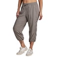 thumbnail image 4 of RBX Active Women's Plus Size Lightweight Woven Capri Pant With Pockets, 4 of 6