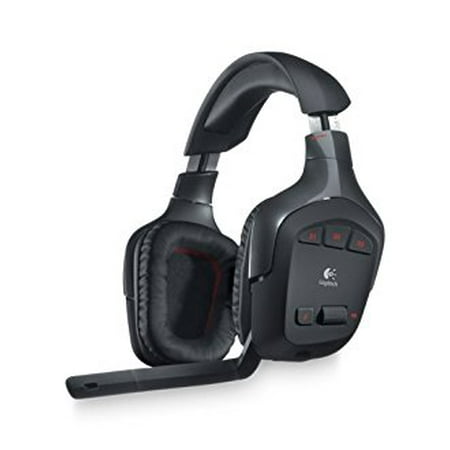 Logitech Wireless Gaming Headset G930 with 7.1 Surround Sound, Wireless Headphones with