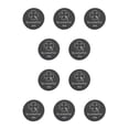thumbnail image 3 of Monstrate Token Múltiples estilos y colores para adaptarse al gusto Exquisito token de abrazo de bolsillo 30 mm, negro, 30mm-Negro-Redondo 10Conjunto, 3 of 6