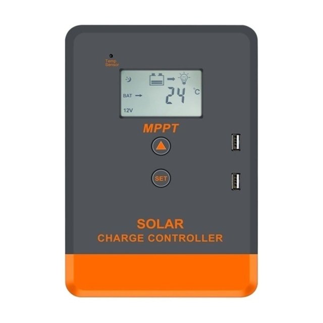 MPPT Solar Panel Charger Controller 20A 30A 40A 12V 24V Auto LCD Display Fit For AGM Gel Flooded Lithium Batteries Charger ,High Charging Efficiency