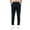 Dark Blue, variant on Men's Split Patchwork Design Outdoor Loose Trousers Solid Color Pocket Workwear Elastic Waist Pocket Design Casual Pants Daily Relaxed Fit Breathable Bottoms