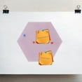 thumbnail image 3 of Miangastore Felt Wall Tile Purple Simple Design Message Board 1 Set, 3 of 8