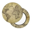 thumbnail image 2 of Haiem Vintage World Map Cushion Round Bar Chair Seat Cover Bar Chair Cushion Covers Elastic Washable Bar Chair Cover,Protects from Scratches and Stains-13 inch, 2 of 7
