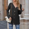 thumbnail image 4 of Vedolay Womens Sweater Loose Cardigan Coat Cover up Women Sweaters Coat Black,L, 4 of 5