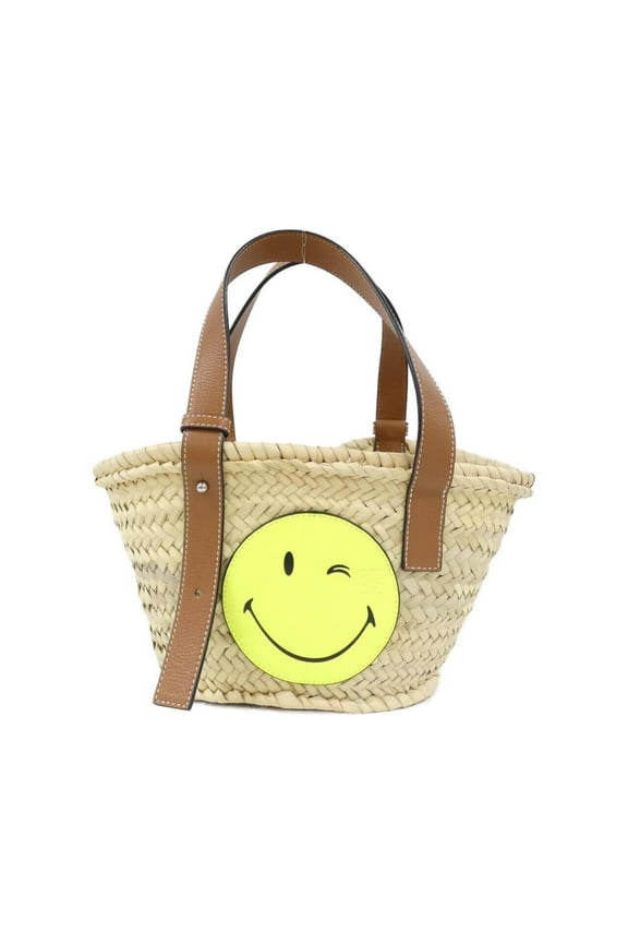 Pre-Owned Loewe Smiley World Basket Handbag Small A223S93X07