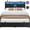 Black, variant on Homieasy Queen Bed Frame with Charging Station & Led Lights Noise-Free Bed, Black