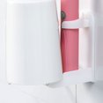 thumbnail image 3 of Matsuzay Soporte para cepillo de eléctrico Montado en la pared Drenaje de baño Taza de enjuague bucal Estante de almacenamiento Estante colgante Juegos de accesorios de baño Blanco Matsuzay  HA002182-01, 3 of 6