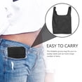 thumbnail image 3 of unbranded 20Ud Bolsas Plegables Para De Tela Oxford Y Fuerte Color Negro Para Uso Diario, 3 of 6