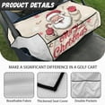 thumbnail image 5 of Yuyamidu Santa Claus Golf Cart Seat Covers 2 Passenger, Merry Christmas Golf Cart Towel Seat Covers with Shortage Pockets, Universal Club Car Golf Cart Accessories Non-Slip and Anti-Hot, 5 of 7