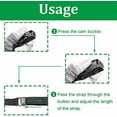 thumbnail image 3 of 2 PCS 1 x 4ft/48  Tie Down Strap kit,Battery Hold Down Strap with Stainless Steel Cam Buckle,Stainless Steel Bracket, SS Screws for Battery Box Boats, Luggage Belt, Cars O-093$$Tools & Hardware Other, 3 of 6