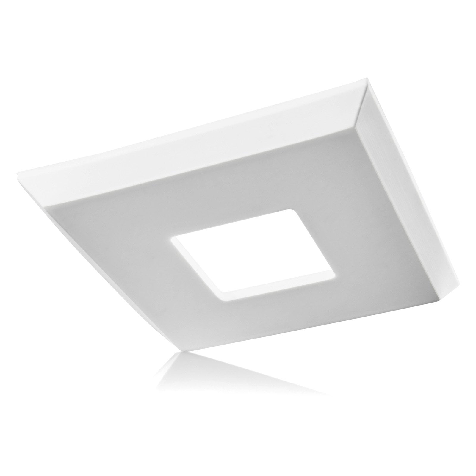 EzClipse 8 in. Square Low Profile Magnetic Recessed Light Shade