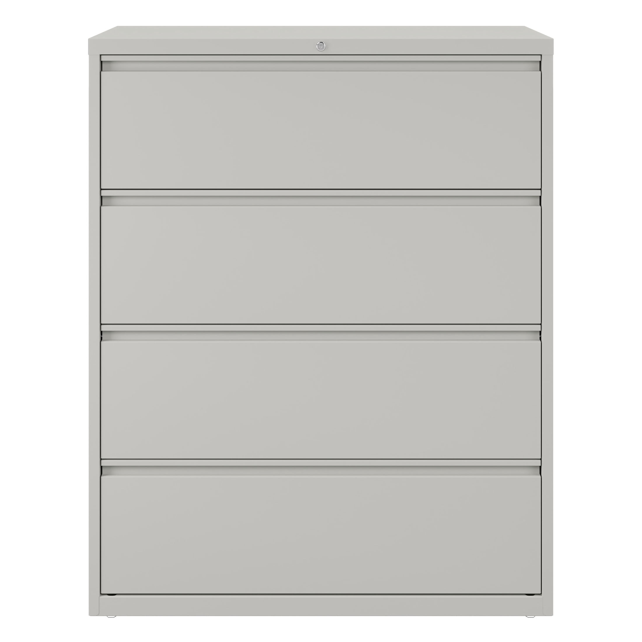 Hirsh 42 inch Wide 4 Drawer Metal Lateral File Cabinet for Home and Office, Holds Letter, Legal and A4 Hanging Folders, Gray