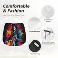 thumbnail image 4 of Salouo Rock Skull Singer Print Women's 2 in 1 Running Shorts Double-Layer Shorts Athletic Workout Gym Yoga Shorts Running Shorts for Women-XX-Large, 4 of 7