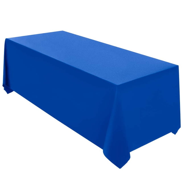 Mantel Surmente de poliéster azul 228 x 335 cm para boda