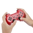 thumbnail image 4 of ATTOE Manette de Jeu Sans Fil Bluetooth, Contrôleur de Jeu, Poignée de Jeu Complète pour PS3 (Rouge) - 3283, 4 of 5