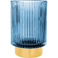thumbnail image 1 of Makeup Brush Holder Organizer Crystal Makeup Holder for Lipstick Organizer Small Makeup Organizer Entry Retro Desktop Eyeliners Eyebrow Pencil Storage Cup Holder (Large Blue), 1 of 5