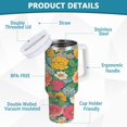 thumbnail image 2 of Yayeee Tumbler with Straw and Handle 40oz Stainless Steel Leak-Proof Lid Vacuum Insulated Water Bottle, 2 of 7