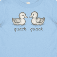 thumbnail image 4 of Inktastic Cute Duck Illustration Quack Quack Boys or Girls Baby T-Shirt, 4 of 5