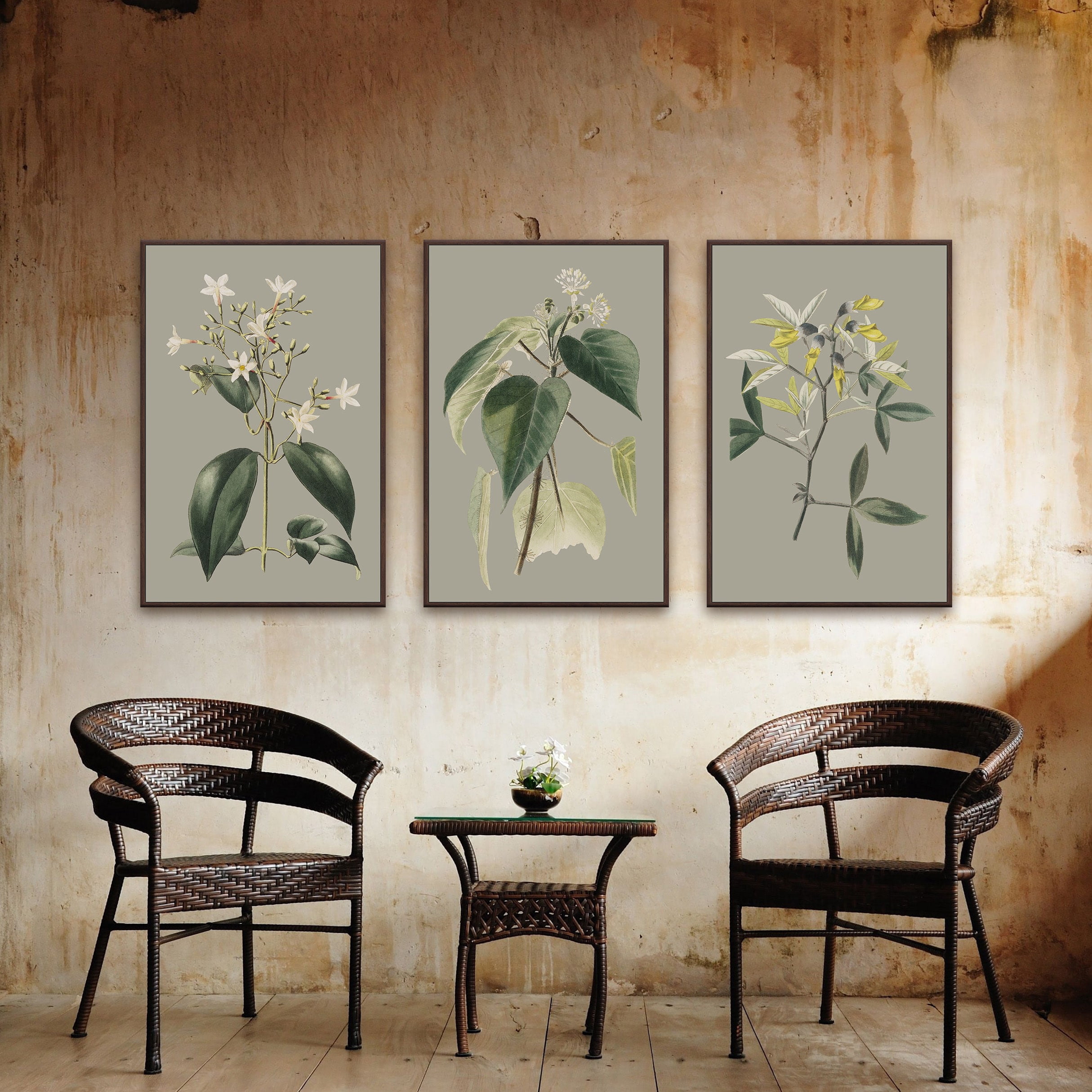 Marmont Hill Tiny Blooms Triptych