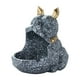 thumbnail image 1 of Cenicero decorativo con forma de animal de dibujos animados, centro de mesa, escultura, atrapa cenizas para gris, 1 of 8