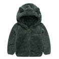 thumbnail image 2 of Caqnni Little Kids Hoodie Sweatshirt for Boys Little Girls Hooded Kangaroo Pocket Pullover Hoodies Jacket Coats Long Sleeve Coat for 4-5 Years, 2 of 4