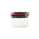 thumbnail image 2 of Tarro de almacenamiento de alimentos Cocina casera Apilable Arroz Condimento Aperitivos Recipiente transparente a prueba de humedad, Negro Rojo, Pequeño kenally HA001234-03, 2 of 5