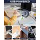 thumbnail image 4 of Pequeño ventilador de escritorio USB, ventilador de mesa portátil de 3 velocidades, mini ventilador personal, pequeño ventilador de refrigeración por enchufe USB, ventilador de escritorio si, 4 of 5