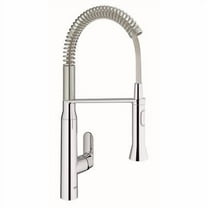 Grohe 31380000 K7 Medium Semi-Pro Single-Handle Standard Kitchen Faucet Starlight: Chrome