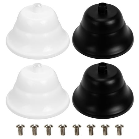 

4 Sets Ceiling Light Cover Plates Pendant Lamp DIY Chassis Hanging Lamp Chassis