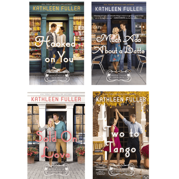 Maple Falls Romance 1-4: Hooked on You; Much Ado About a Latte; Sold On Love; Two To Tango by Kathleen Fuller (Paperback Collection)