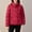 01 Red, variant on Womens Jackets Quilted Puffer Jacket Long Sleeve Full Zipper Winter Warm Padded Bubble Coat