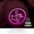 thumbnail image 3 of MEE audio KidJamz KJ55 Safe Listening USB-C Headphones for Children with Multicolor LED Lights, Volume Limiter, & Microphone; On-Ear Wired Kids Headset for iPhone 16, iPad, & USB Type C Devices (Pink), 3 of 5