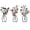 Beige, variant on 3-Piece Metal Floral Wall Art - Bathroom Arts & Modern Farmhouse Decor,Home Wall Decors Sculptures for Living Room, Dining Room, Bedroom Wall Decorations & Housewarming Gift(Beige -3)