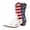 White, variant on Women Studded Western Boots Mid Calf Embroidered Cowboy Cowgirl Fringe Stacked Heels Ankle Boot, 9