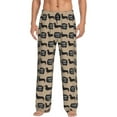 thumbnail image 5 of Mens Pajama Pants Bottoms with Pockets - Dachshund Dog Puppy No.1015 Comfy Mens Pj Pants, Soft Men Lounge Pants, 5 of 5