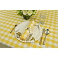 thumbnail image 2 of Yourtablecloth 100% Cotton Checkered Buffalo Plaid Tablecloth for Home, Restaurants, Cafs Be it for Everyday Dinner Picnic or Occasions like Thanksgiving 60 x 104 Rectangle/Oblong Yellow and White, 2 of 5